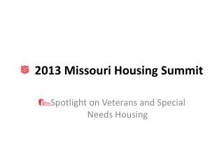 2013 Missouri Housing Summit