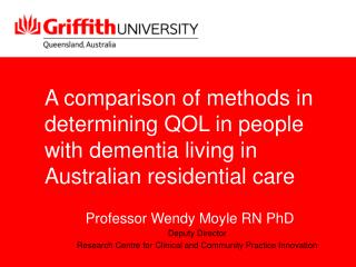 Why Measure QOL in PWD?