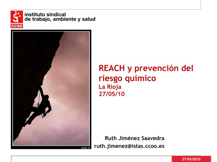 reach y prevenci n del riesgo qu mico la rioja 27 05 10