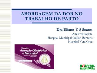 abordagem da dor no trabalho de parto