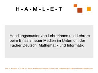 h a m l e t