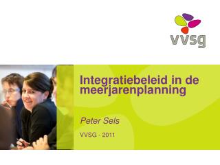 integratiebeleid in de meerjarenplanning peter sels