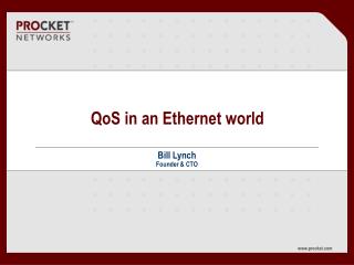 QoS in an Ethernet world