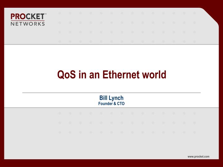 qos in an ethernet world