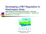 What are PBTs? “ Persistent Bioaccumulative Toxins” - slide 1