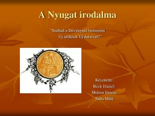 a nyugat irodalma