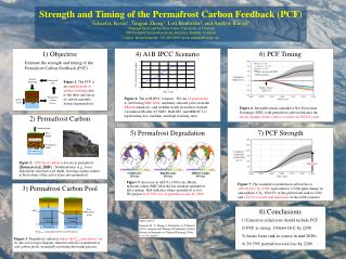 Strength and Timing of the Permafrost Carbon Feedback (PCF)