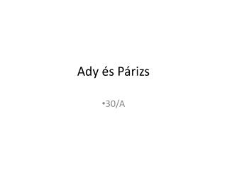 ady s p rizs