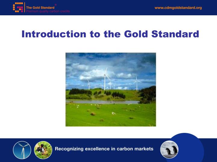 introduction to the gold standard