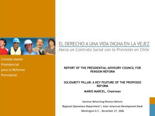 REPORT OF THE PRESIDENTIAL ADVISORY COUNCIL FOR PENSION REFORM