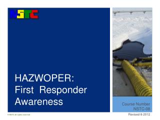HAZWOPER: First Responder Awareness