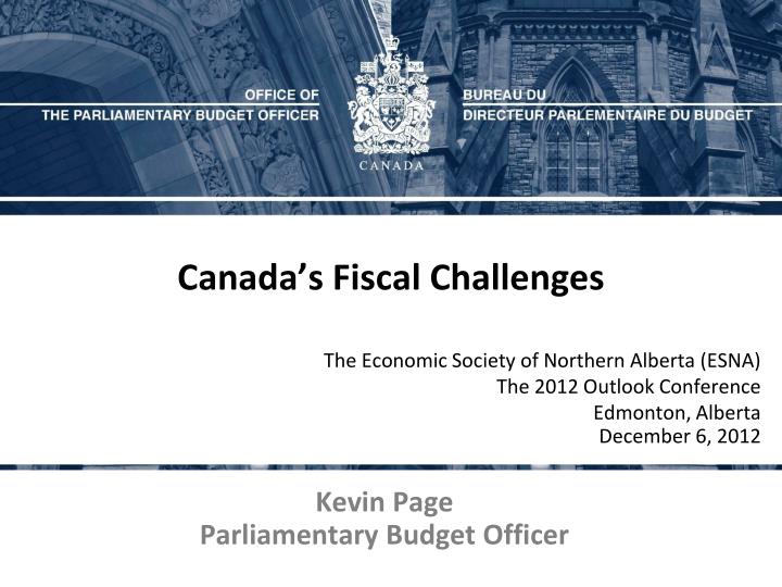 canada s fiscal challenges