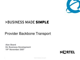 Provider Backbone Transport
