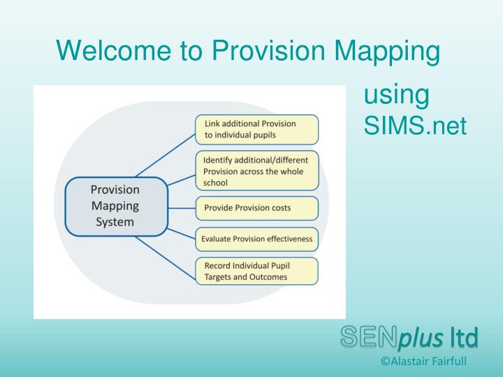 welcome to provision mapping