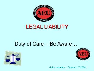 LEGAL LIABILITY