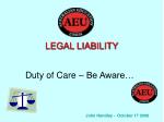 LEGAL LIABILITY - slide 1