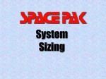 System Sizing - slide 1