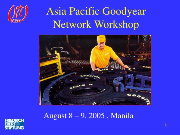 asia pacific goodyear network workshop