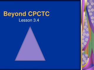 beyond cpctc