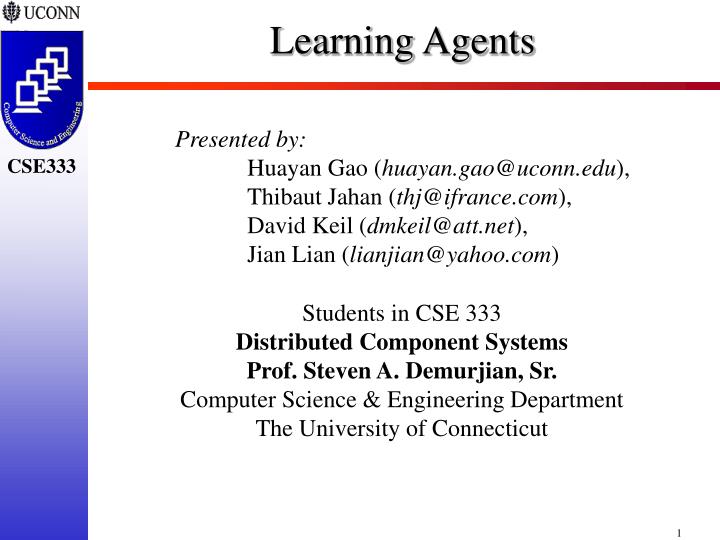 learning agents