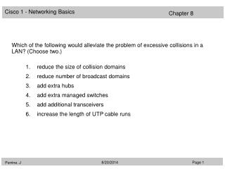 Which of the following would alleviate the problem of excessive collisions in a LAN? (Choose two.)