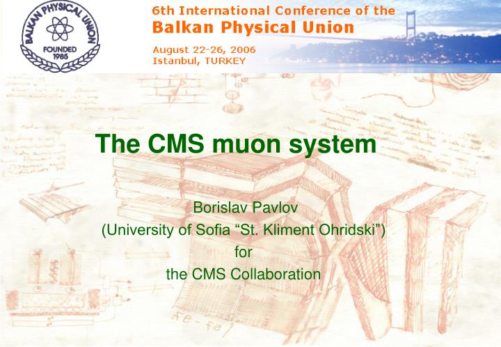 borislav pavlov university of sofia st kliment ohridski for the cms collaboration
