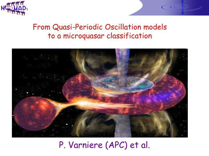 from quasi periodic oscillation models to a microquasar classification