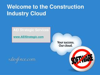 Welcome to the Construction Industry Cloud