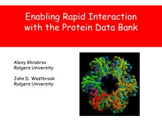 Enabling Rapid Interaction with the Protein Data Bank