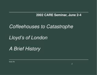 2002 CARE Seminar, June 2-4
