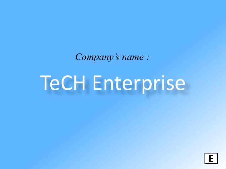tech enterprise