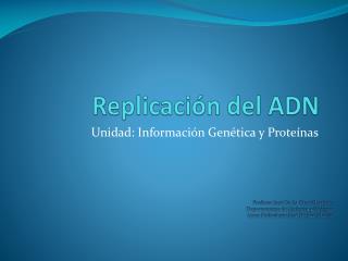 replicaci n del adn