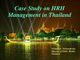 Case Study on HRH Management in Thailand