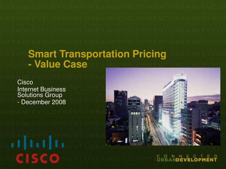 smart transportation pricing value case