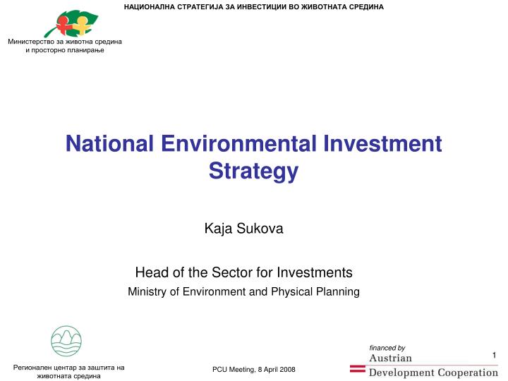 national environmental investment strategy