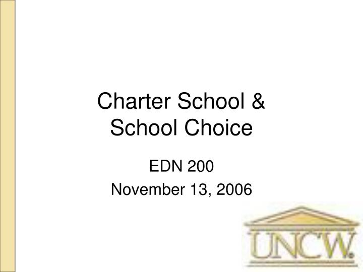 charter school school choice