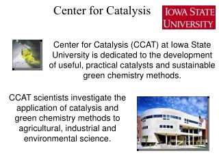 Center for Catalysis