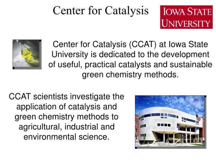 center for catalysis