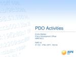 PDO Activities - slide 1