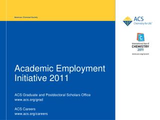 Academic Employment Initiative 2011