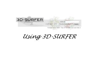 Using 3D-SURFER