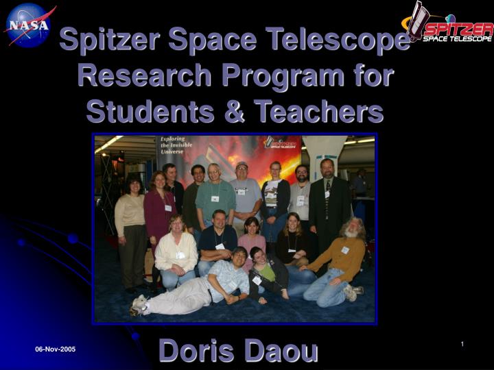 spitzer space telescope research program for students teachers