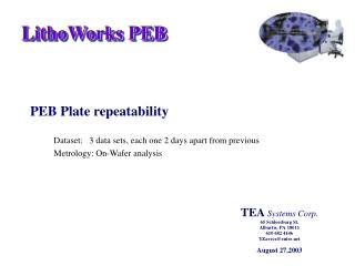 PEB Plate repeatability