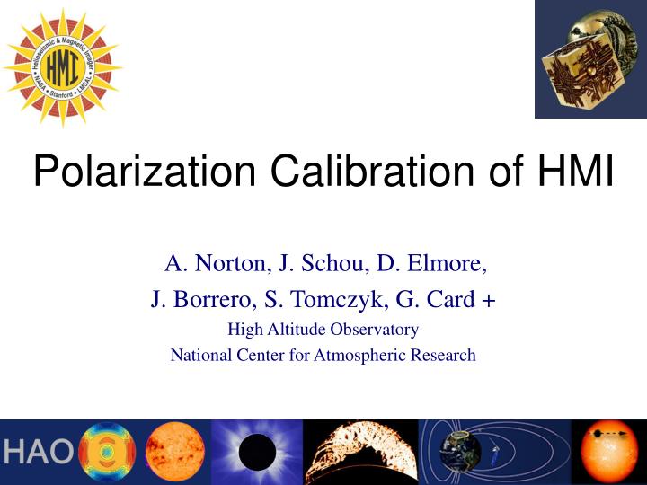 polarization calibration of hmi