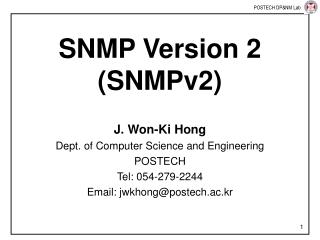 SNMP Version 2 (SNMPv2)