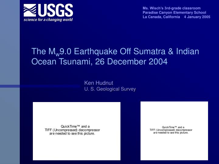 the m w 9 0 earthquake off sumatra indian ocean tsunami 26 december 2004