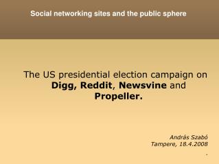 Social networking sites and the public sphere