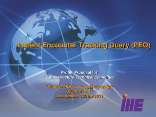 Patient Encounter Tracking Query (PEQ)