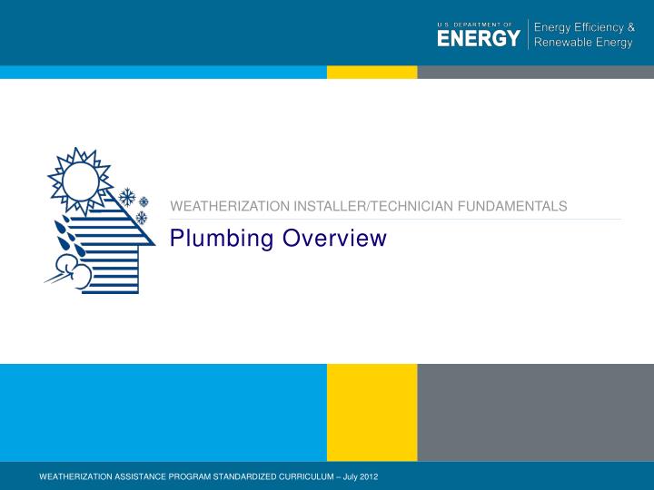 plumbing overview