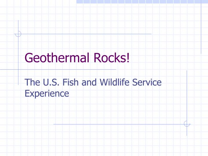 geothermal rocks